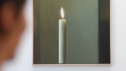 'Vela', obra de Gerhard Richter de1982 expuesta en el museo Frieder Burda de Baden-Baden, Alemania.