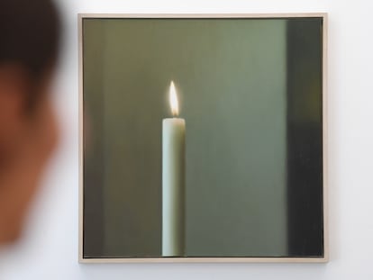 'Vela', obra de Gerhard Richter de1982 expuesta en el museo Frieder Burda de Baden-Baden, Alemania.