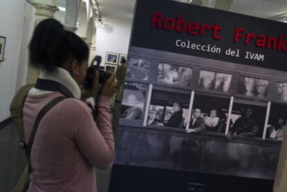 Un aspecto de la exposición de Robert Frank en el Centro Andaluz de la Fotografía, en Almería.