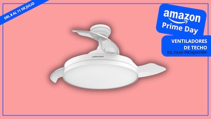 las mejores ofertas en ventiladores de techo durante estos días en Amazon.
