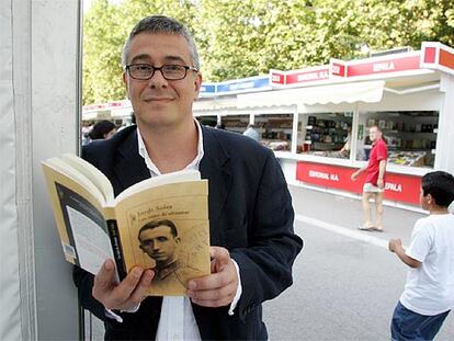 Jordi Soler, en la feria.
