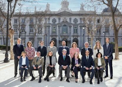 Foto de equipo de la candidatura Barrenechea-Giménez.