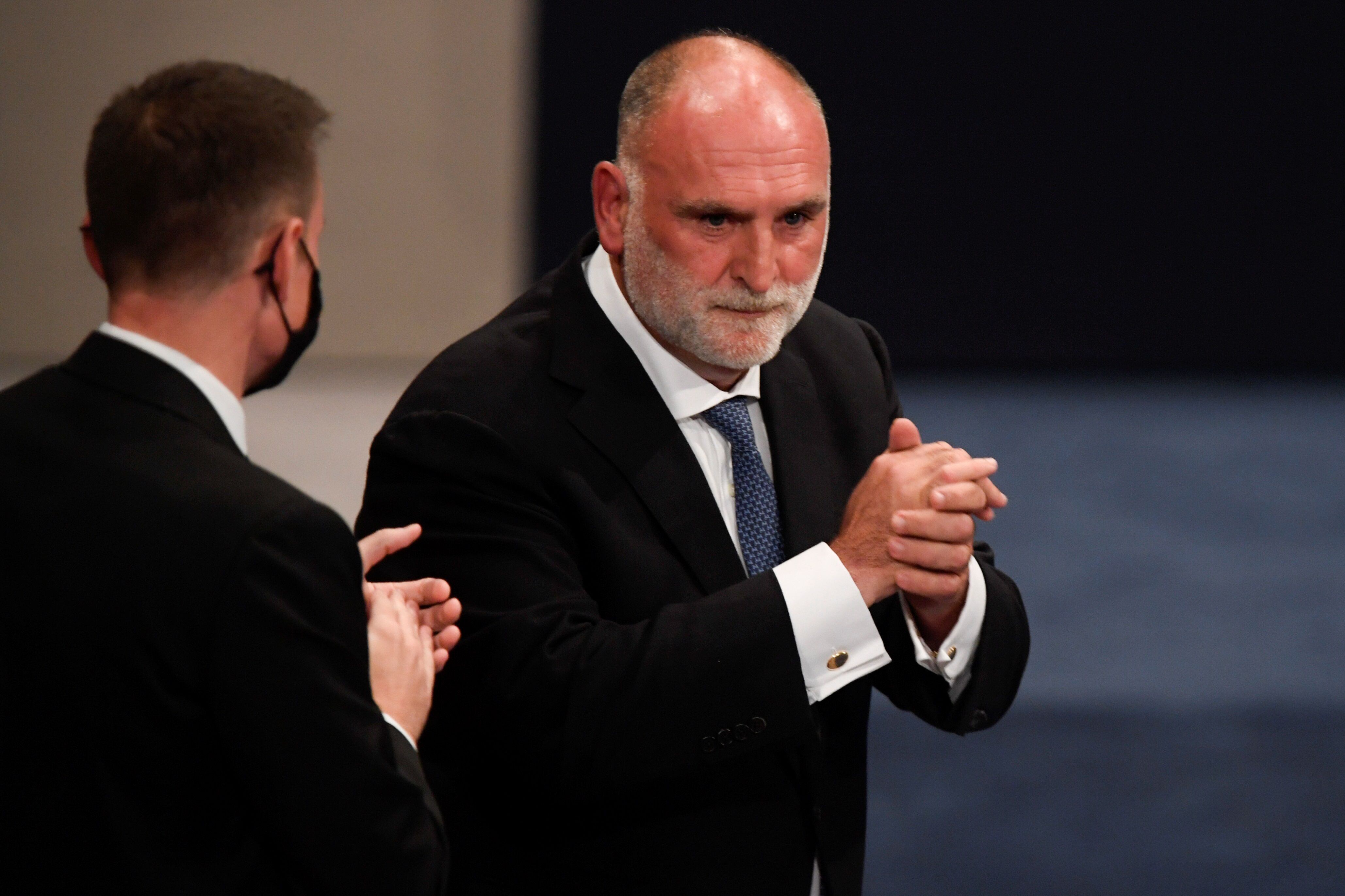  El chef José Andrés, premio Princesa de Asturias de la Concordia, durante la ceremonia de entrega de los Premios Princesa de Asturias.