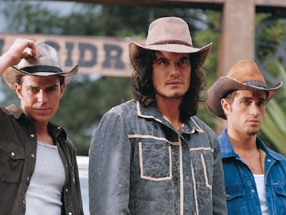 Juan Alfonso Baptista, Mario Cimarro y Michel Brown, en los nuevos capítulos de 'Pasión de gavilanes'.