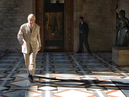 Pasqual Maragall a la Generalitat el 2008.