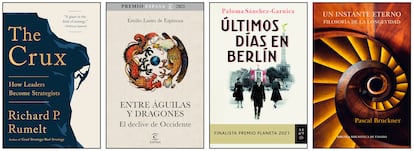 Libros recomendados por Tobías Martínez, Juan José Brugera, Gabriel Escarrer y Ramón Aragonés.