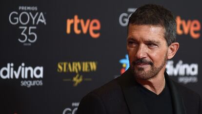 Antonio Banderas, en la última edición de los Premios Goya, en marzo.