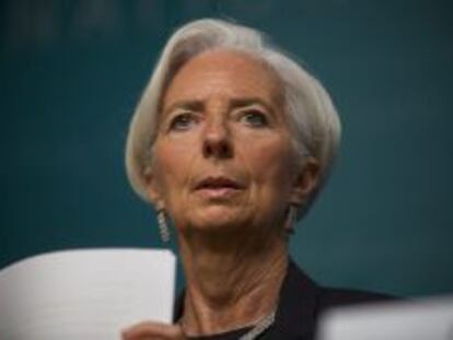 La directora gerente del FMI, Christine Lagarde. 