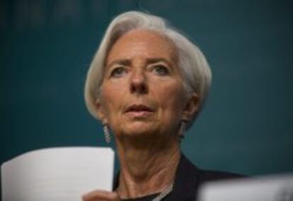 La directora gerente del FMI, Christine Lagarde. 