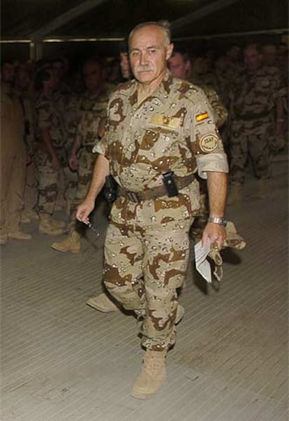 El coronel Miguel Moreno, en Herat.