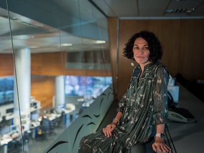 Sonia Corrochano, directora del aeropuerto de El Prat, el viernes antes de la entrevista.