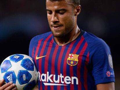 Rafinha, en un momento del partido ante el Inter.