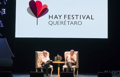 La charla entre el expresidente colombiano, Juan Manuel Santos, y Javier Moreno. director de EL PAÍS América.