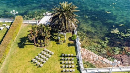 Exterior del hotel Louxo Talaso, en la Isla de La Toja.