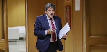 El ministro de Inclusión, Seguridad Social y Migraciones, José Luis Escrivá.