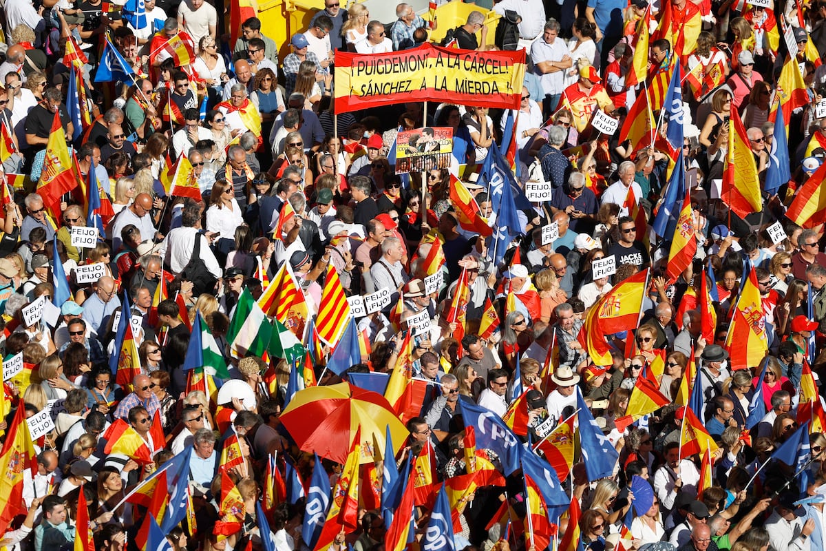 Protest in Madrid against amnesty for Catalan separatists | Fotos |  International | EL PAÍS English