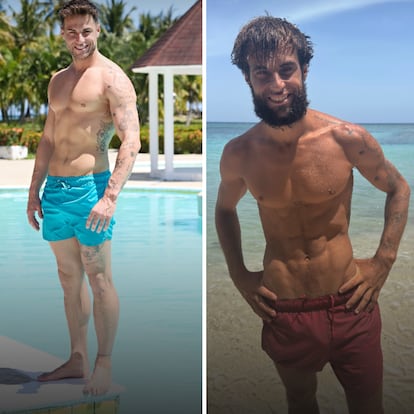 Montoya, antes y después de su paso por 'Supervivientes 2025'.