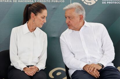 Claudia Sheinbaum y Andres Manuel Lopez Obrador