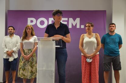 Rueda de prensa de Pilar Lima tras ganar la Asamblea Ciudadana.
PILAR LIMA
20/06/2020