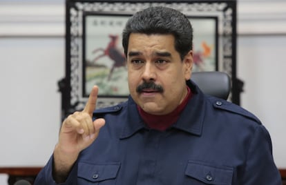 El presidente venezolano, Nicolás Maduro, el pasado 23 de marzo.