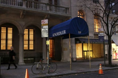 Fachada de la galería Knoedler & Company, en la calle número 70 en Manhattan. Anunció su cierre en noviembre tras 165 años de actividad en la ciudad.