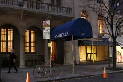 Fachada de la galería Knoedler & Company, en la calle número 70 en Manhattan. Anunció su cierre en noviembre tras 165 años de actividad en la ciudad.