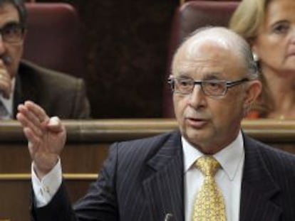 El ministro de Hacienda y Administraciones P&uacute;blicas, Crist&oacute;bal Montoro.