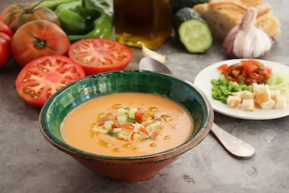 Receta gazpacho