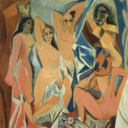 <i>Las señoritas de Avignon</i> (1907), de Pablo Picasso.