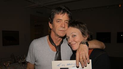 Lou Reed y Laurie Anderson en Nueva York en el año 2005.