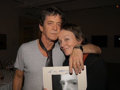 Lou Reed y Laurie Anderson en Nueva York en el año 2005.