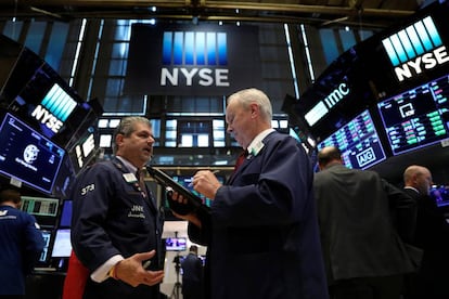 La bolsa de valores de Nueva York, en otro d&iacute;a de operaciones.