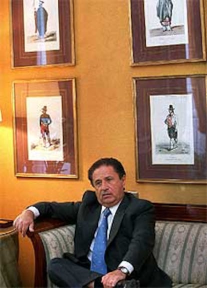 El presidente argentino, Eduardo Duhalde, en Madrid.