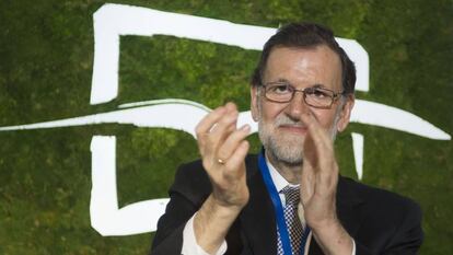 El presidente del Partido Popular, Mariano Rajoy, en la inauguraci&oacute;n del XIV Congreso Nacional de Nuevas Generaciones (NNGG) 