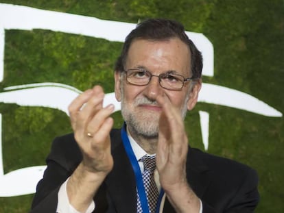 El presidente del Partido Popular, Mariano Rajoy, en la inauguraci&oacute;n del XIV Congreso Nacional de Nuevas Generaciones (NNGG) 