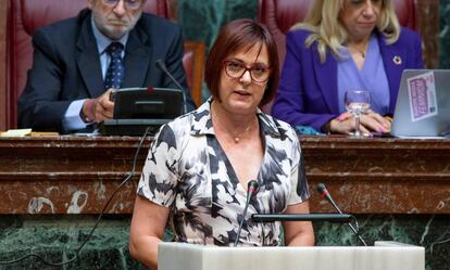 La portavoz del grupo parlamentario de Ciudadanos en el parlamento murciano, Isabel Franco.