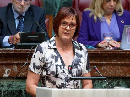 La portavoz del grupo parlamentario de Ciudadanos en el parlamento murciano, Isabel Franco.