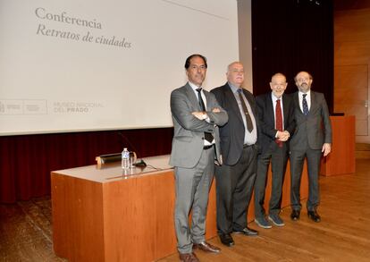 'Retratos de ciudades' fue la conferencia inaugural de las ocho que van a formar parte del programa 'Representar edificios, construir cuadros. La pintura en la escultura', tema general de la cátedra de este año. 