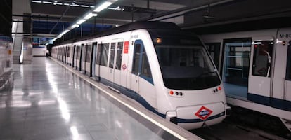 Tren de CAF para el metro de Madrid