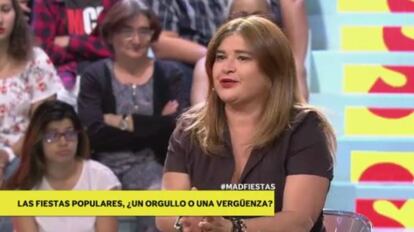 Lucía Etxebarria, el pasado domingo en 'Mad in Spain'.