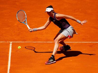 Muguruza, durante un partido de esta temporada.