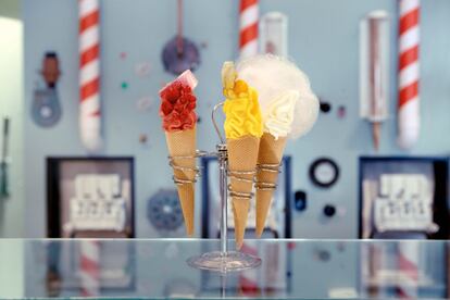 Helados elaborados en la heladería de Jordi Roca y Alejandra Rivas.