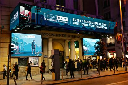 Inauguración de Festival TCM en 2017, en El Palacio de la Prensa (Madrid).