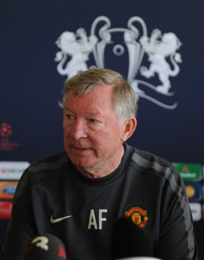 Ferguson, durante la rueda de prensa.