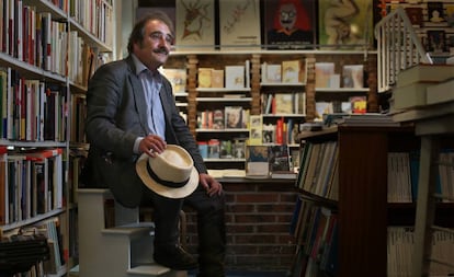 El escritor Rafael Reig en la librería Rafael Alberti de Madrid EN 2018. 