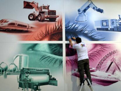 Cartel oficial de la Feria de la Industria de Hannover