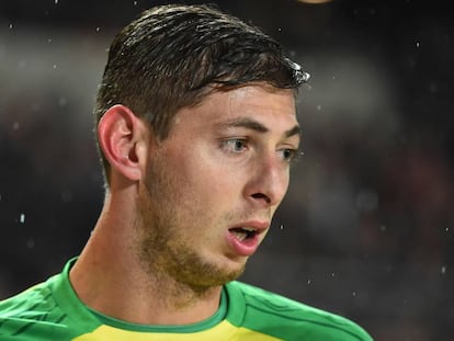 El futbolista Emiliano Sala, en un partido con el Nantes en noviembre de 2017.