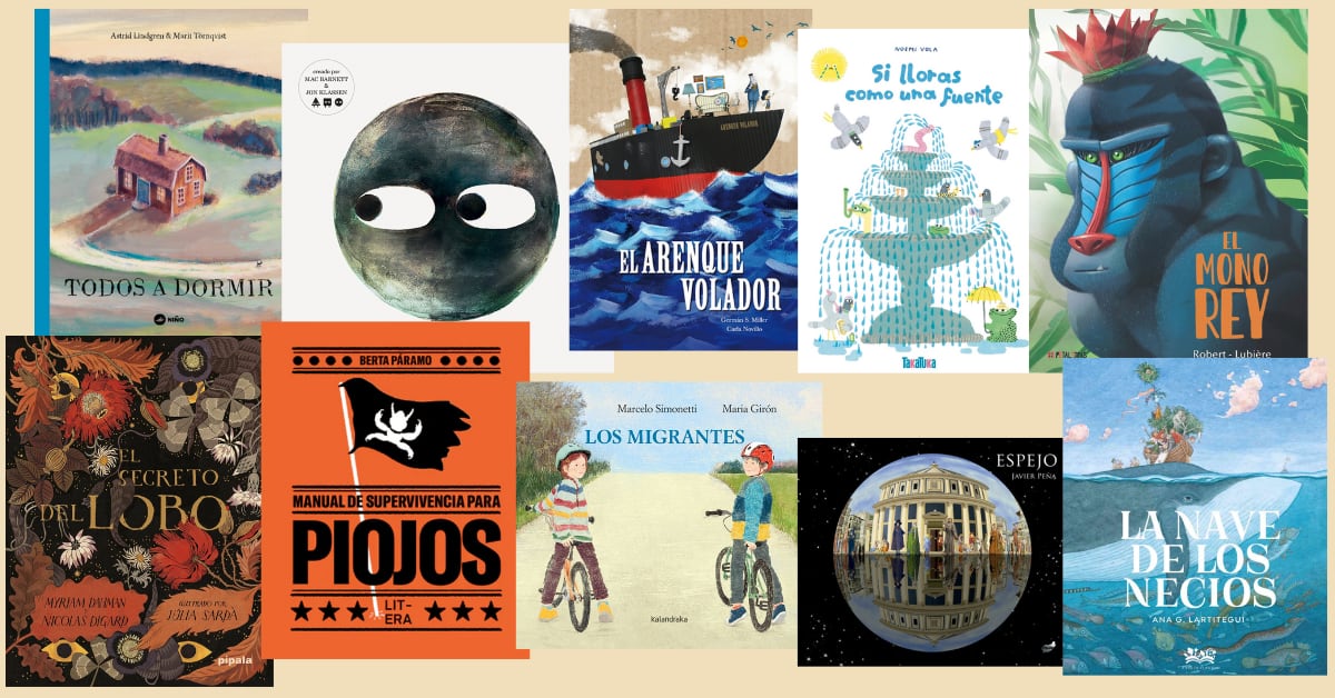 Selección de 10 álbumes ilustrados para niños: piojos, monos y otros ...