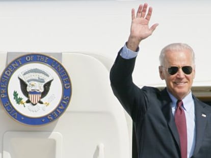 O vice-presidente dos EUA, Joe Biden, em Kiev.