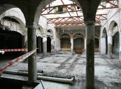 Interior del palacio malagueño de Villalón, que acogerá el museo.